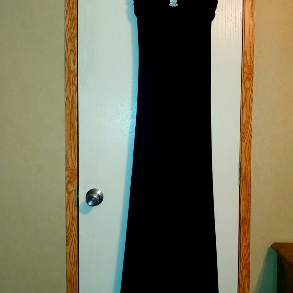 Black evening gown